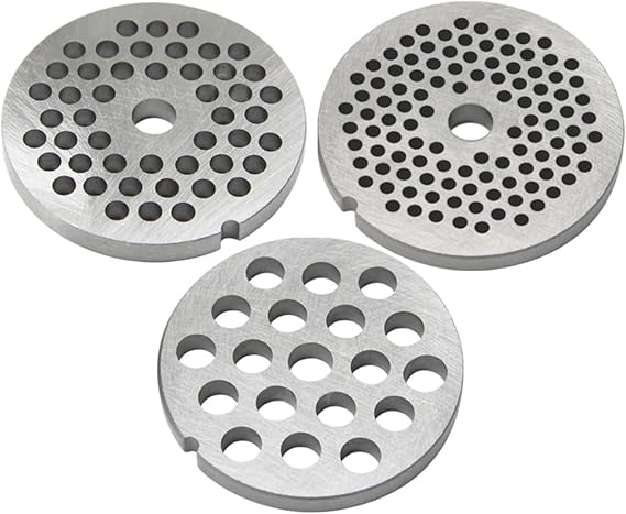 #8 62mm Meat Grinder Grille Disc Attachment Stainless Lattice Mincer Plate Parts For MFW66020 67440 68640 68660(B.1 x 4.8mm)