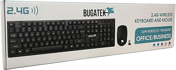 Bgkms 2.4ghz 1600DPI Kablosuz Klavye + Mouse Set