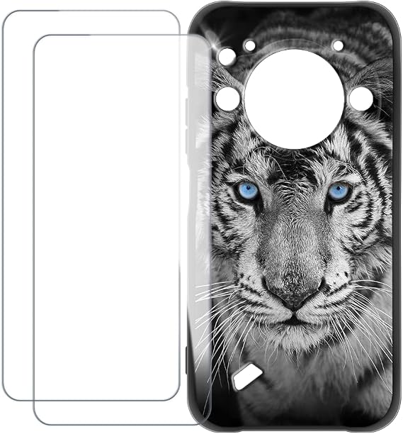 Screen Protector and Case for Unihertz TickTock-S - Tiger