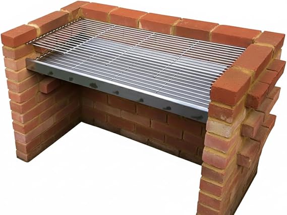 SunshineBBQs Extra Large Stainless Steel DIY Brick BBQ Kit 112cm x 40cm - SS103DXL-R