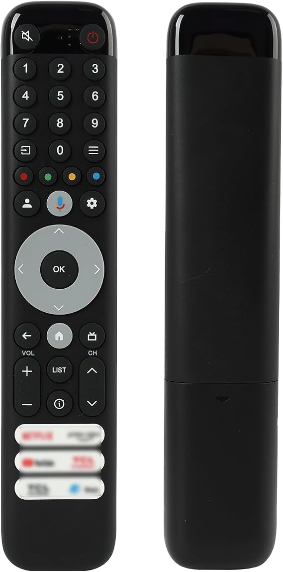 Universal Replacement Remote Control for TCL Smart TVs Compatible with Android Google 4K Ultra HD QLED HDR Mini LED TV Replacement for RC833 RC802N YUI1 No Voice Assistant with 6 Shortcut Buttons