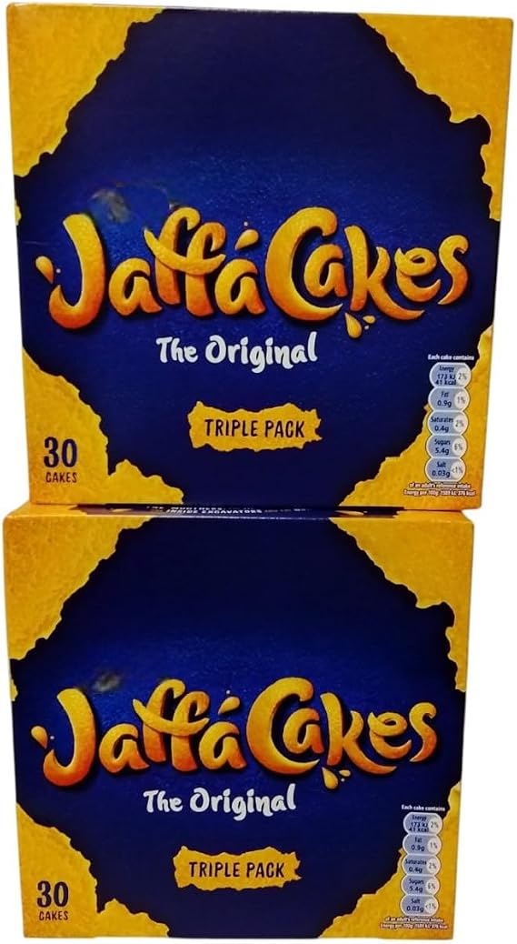 Soft Orange-Filled Chocolate-Topped Snack Cakes Triple Pack | Light Sponge Biscuits with Zesty Citrus Center | Individually Portioned Treats for Gifting, Snacking & Lunchboxes (pack of 2)