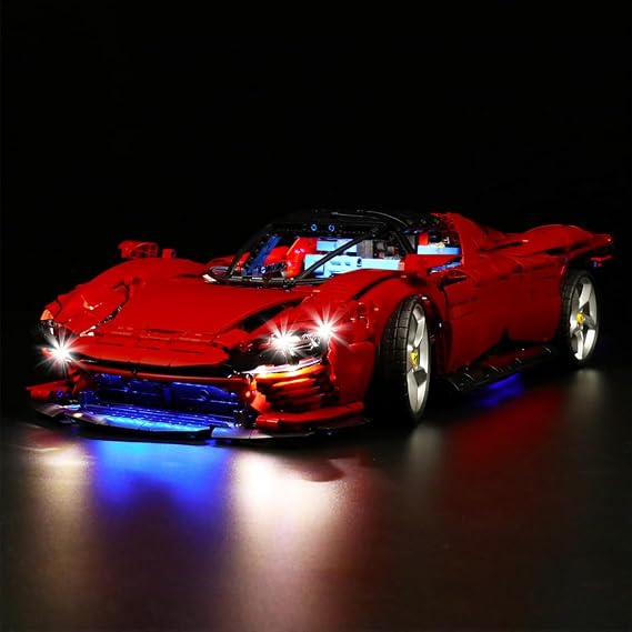Led Light Set Compatible with Lego Ferrari 42143 Daytona SP3 (No Model)