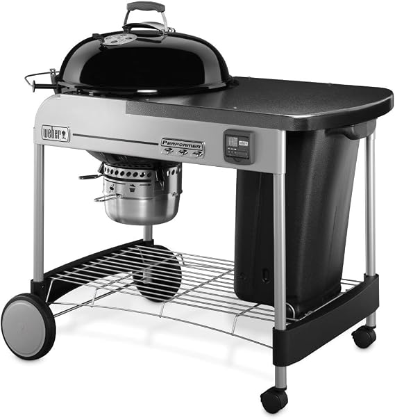 Weber 15401001 Performer Premium Charcoal Grill, 22-Inch, Black
