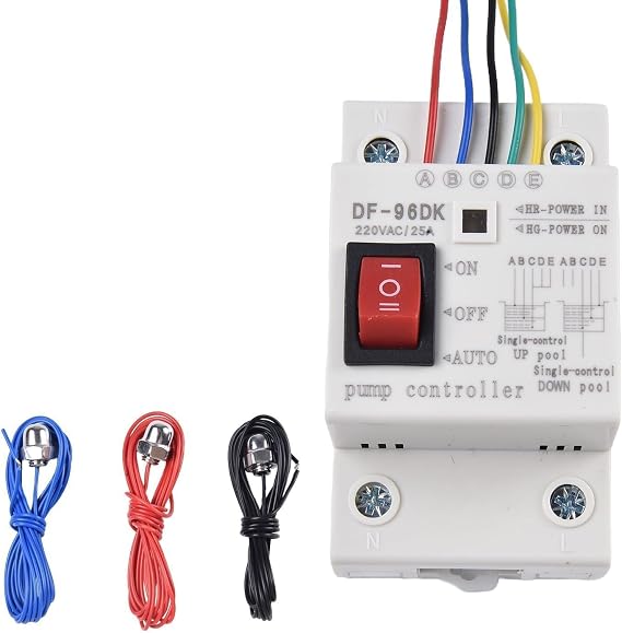 Automatic Water Level Controller DF-96DK Tank Liquid Sensor Switch 20A 220V 50Hz for Sewage Treatment Pool