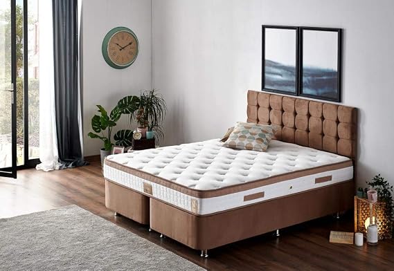 Niron Bed Latte 140x190 Double Full Orthopedic Hard