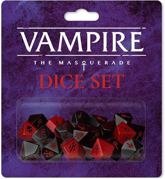 Vampire The Masquerade Dice Set 18