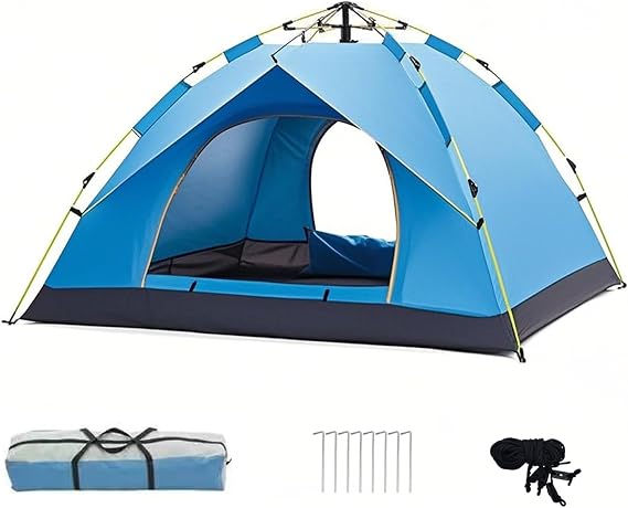 Wind Tour Lightweight Backpacking Camping Tent Waterproof Double Layer Family Tent for Hiking Fishing Outdoor Travel Picnic