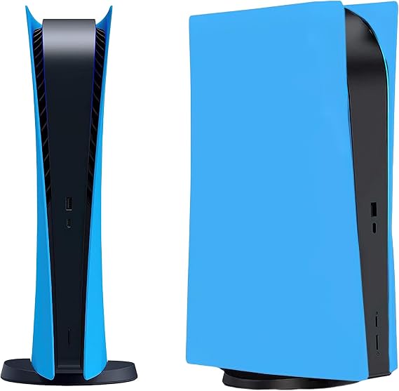 PS5コンソールフェイスプレート用デジタル版フェイスプレートカバーシェル、PlayStation 5保護交換用パネル対応アクセサリー スターライトブルー