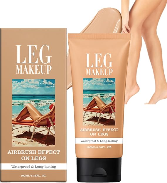 Leg Makeup Concealer Waterproof No Transfer - Leg Make Up to Cover Veins - Full Coverage Body Concealer Tattoo Cover Up makeup - Long Lasting Leg Scar Cover up,Body Make-Up for Legs