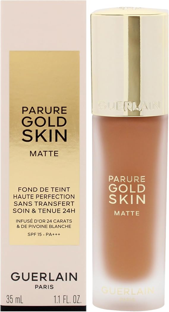 Parure Gold Skin Matte 24H Wear No-Transfer Foundation SPF 15-5N Neutral by Guerlain for Women - 1.1 oz Foundation
