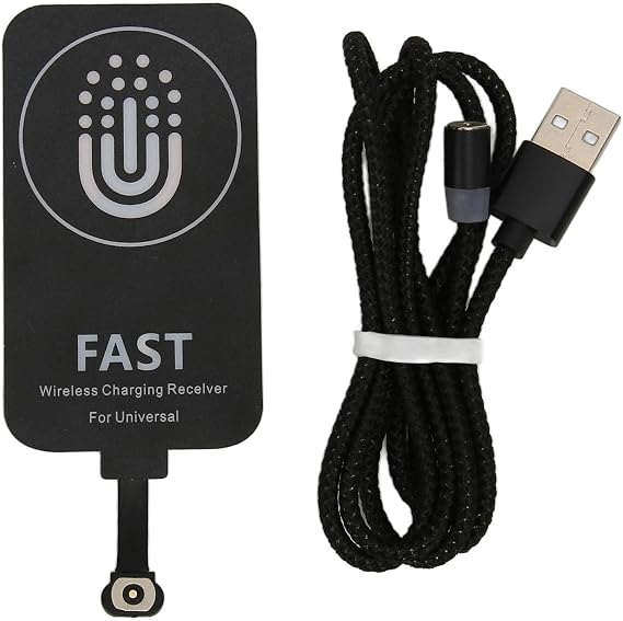 10W Qi Wireless Charging Receiver,Ultra Thin Fast Wireless Charger Adapter