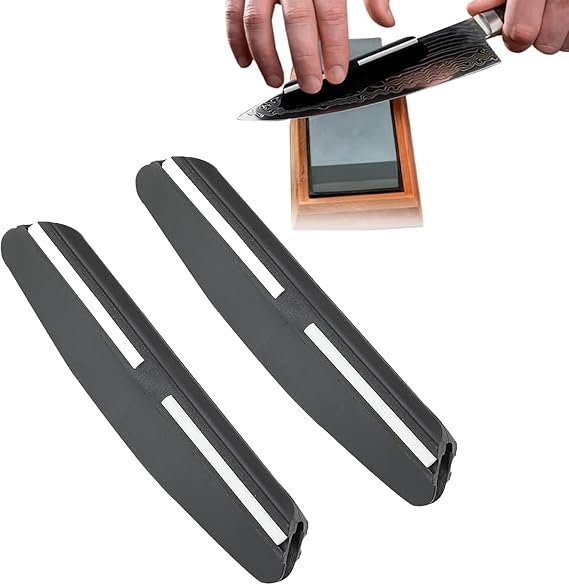 2 Pcs Knife Sharpening Angle Guide,15 Degree Whetstone Knife Sharpener Kit