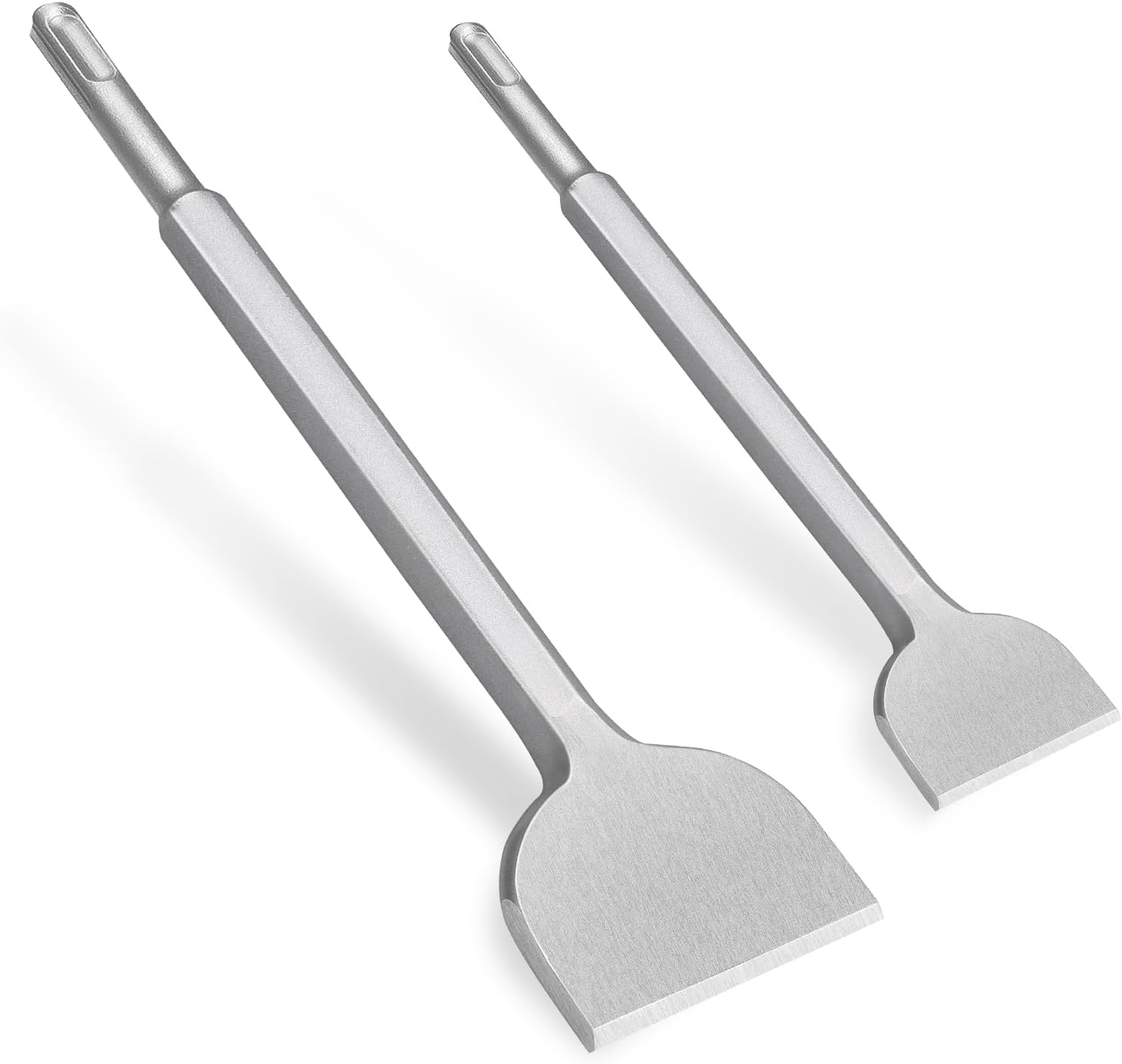 SDS Chisel Bits Lytool 2pcs SDS Plus Chisel 250x40mm280x100mm, Masonry Concrete Chisel Drill Bit Set, Tile Removal Tool, Tile Grooving Scraping Scaling Chisels, 40Cr Steel Rotary Hammer Drill Chisel