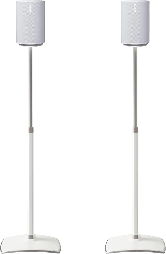 Sanus Height-Adjustable Speaker Stands for Sonos Era 100™ (Pair) WSSE1A2-W2