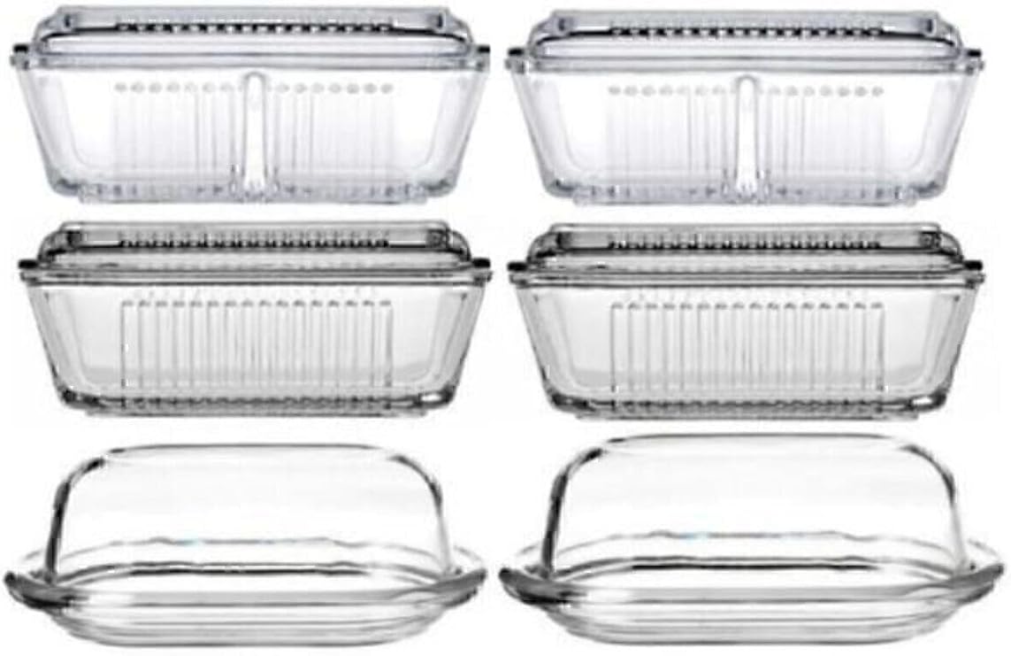 Paşabahçe Basic Frigo 6lı Cam Kahvaltılık Tereyağlık Seti