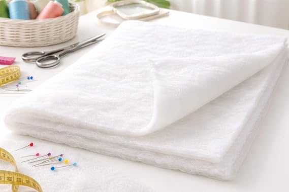 Polyester Wadding Dacron Upholstery Quilting 135gsm / 4oz - 30" / 76cm Wide (Precut, 1mtr - 100cm x 76cm)