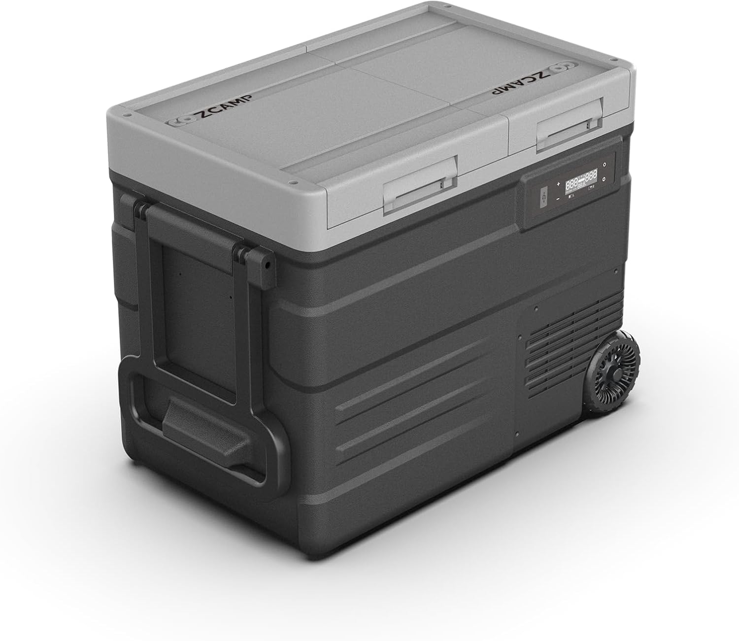 GESUDCRS Series Double Zone Electric Portable Refrigerator Car Refrigerator 12V 24V AC 220V for Home, with Wheels, Refrigerator Camper, Travel, Car, 20ºC to 20ºC