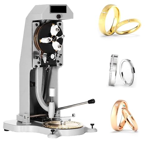 Ring Engraver Machine with Dual Fonts and Double-Sided Dial for Precise Inner Ring Engraving