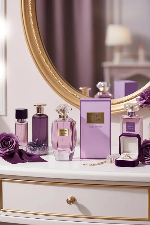 Miniso Lisanslı Purple Crystal Kadın Parfüm 100ml - Çiçeksi ve Gurme Notalarla Büyüleyici Bir İmza Kokusu, 2016993511100