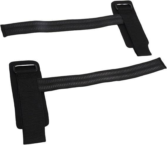 Lifting Straps, 2PCS Adjustable Weight Lifting Straps with D Ring Wrist Support for Gym Training Deadlifting Cable Machine Workout