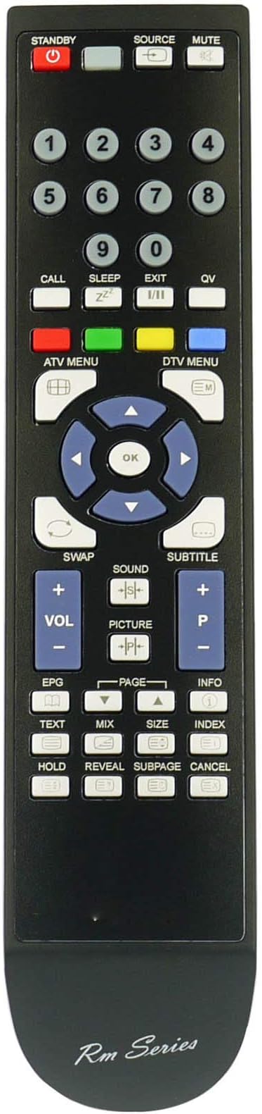 RM Series Replacement Remote Control for KENSTAR VUTDTV