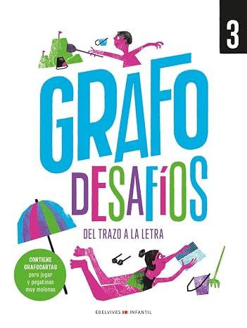 Grafo desafíos - Del trazo a la letra 3 (INFANTIL)