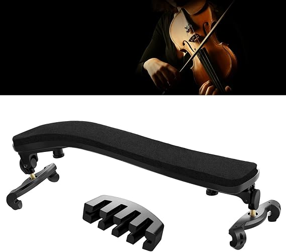 Fansjoy Violin Shoulder Rest for 1/2 Size Violin, Shoulder Rest for 1/2 Violin with Comfortable Foam Pad & Height Adjustable Feet