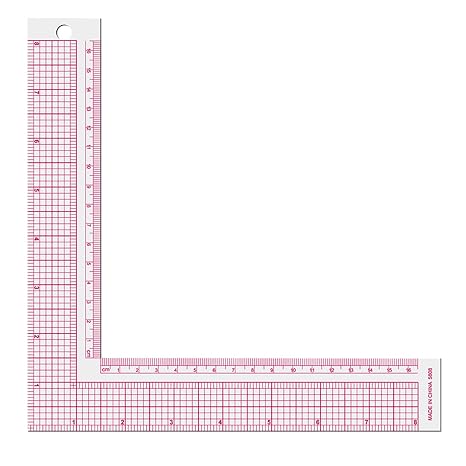 L-Square Sewing Ruler 90 Degree for Tailor Craft DIY Measuring