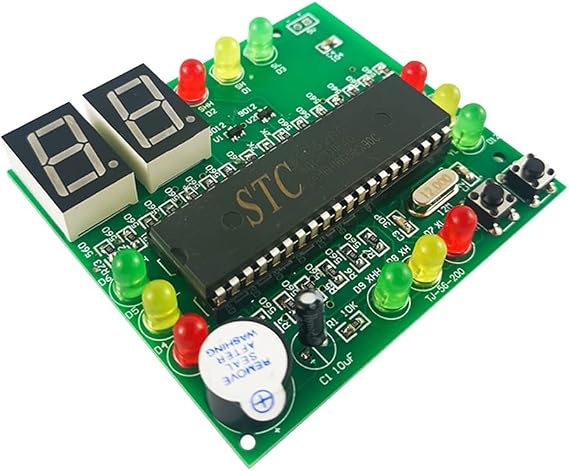 Traffic Light Controller DIY Kit, Traffic Electronics Learning Board Kit DIY Soldering Practice Kit for Students Teens