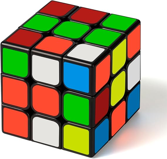 Magic Cube, Competition Cube, 3D Puzzle, Light Turning, Smooth, Stable, Educational Toy, Brain Training, Killing Time, Gift, Ages 7 and Up Unmagnetic/Official Version