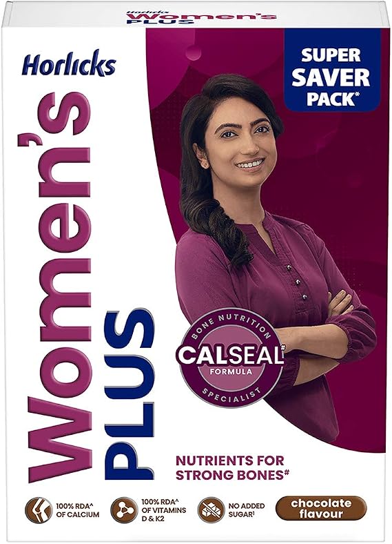 Women's Horlicks Health and Nutrition Drink - 400 g Refill Pack (Chocolate Flavor)