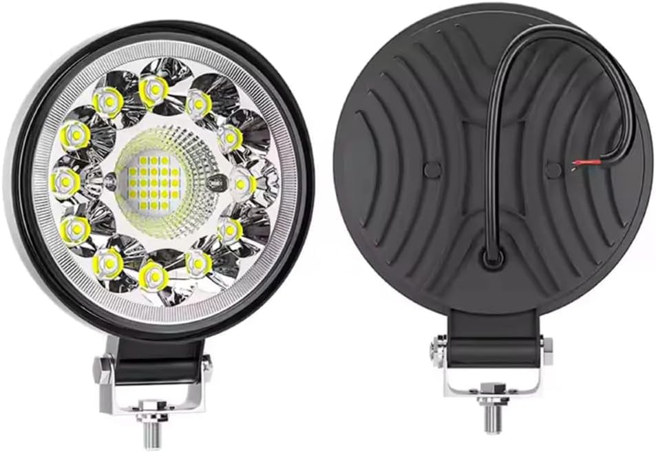 ASTRALED 2 Adet 33LED 12-24 Volt Yuvarlak Spot Far Oto Çalışma Lambası ATV Kamyon Tır Traktör Offroad 12-24V IP65 Su Geçirmezlik