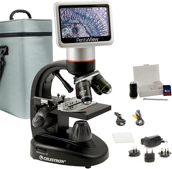 Celestron 44348 Penta View LCD Dijital Mikroskop Gri/Siyah