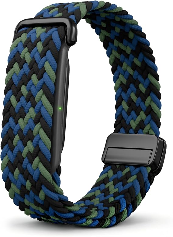 Google Fitbit Airバンドと互換性のある磁気弾性編組バンド。