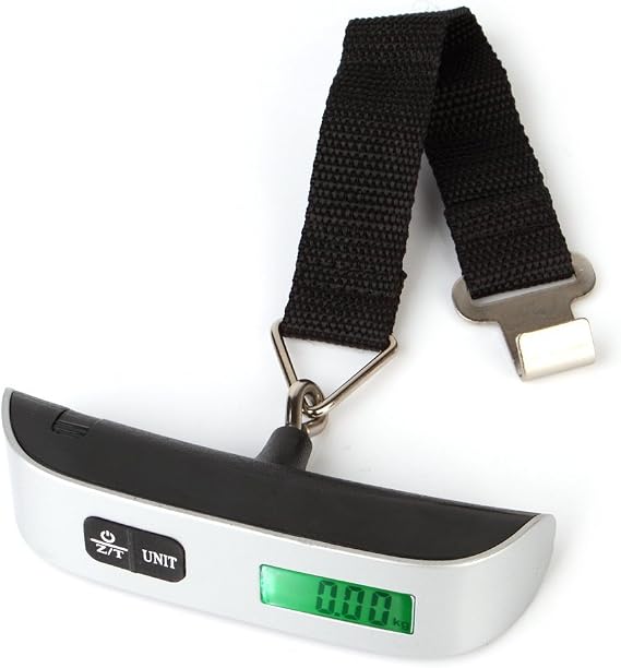LCD digital thermometer. 50kg/10g Weiß