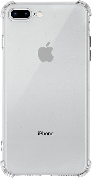 KZY İletişim Apple KZY İletişim iPhone 8 Plus ile uyumlu ile Uyumlu Kapak Köşe Korumalı Airbag Antishock Silikon Kılıf