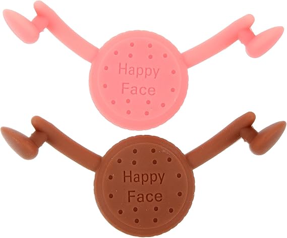 2pcs Silicone Face Exerciser for Muscle Jawliner Training and Smile Mouth Tightener, Easy to Carry Lip-shaped Facial Muscle Strengthener for Natural Smile Correction and Jawline
