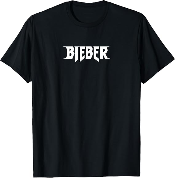 Justin Bieber White Bieber Logo T-Shirt