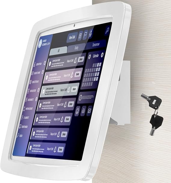 Tablet Wall Mount Compatible with 10.9 inch iPad 10th, iPad 11"(A16), Pro 11" 1 2 3 4, Air 4 5, Air 11", BSW102WA