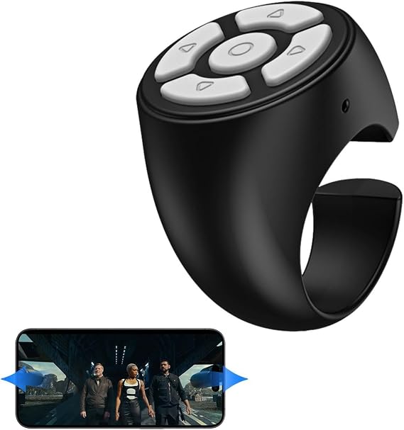 Wireless Finger Scroller Fingertip Remote Control Mobile Phone Controller