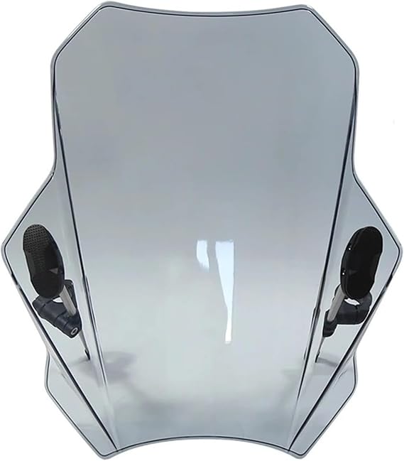 Windshield Universal for Motorcycle Windshield Motorcycle for SVARTPILEN 401 Front(Light Grey)