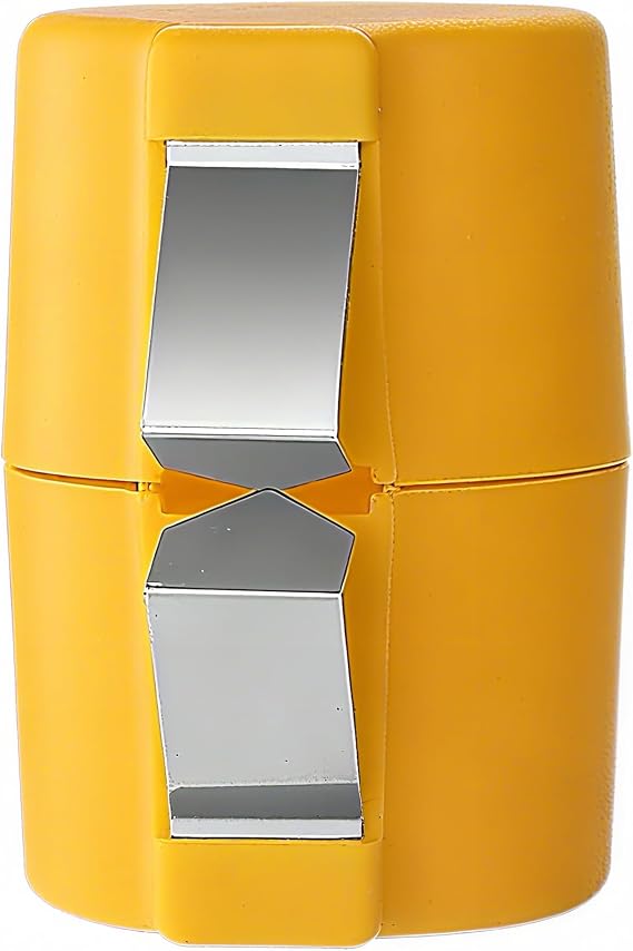 Egg Peeler Easy Shell Egg Opener Egg Cracker Tool Handheld Egg Separator Tool No Mess No Shell Pieces for Baking Scrambled Eggs and Omelets Orange