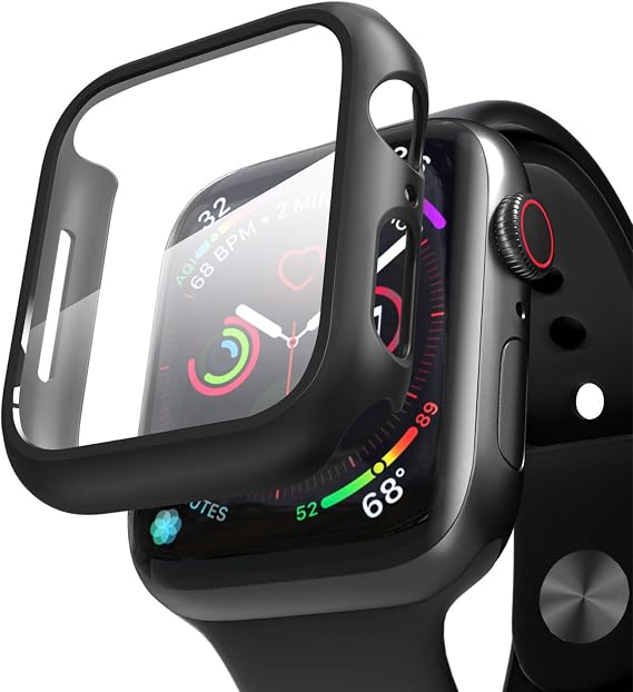 Microsonic Apple Watch Series 10 42mm Kılıf Matte Premium Slim WatchBand Siyah [Watch Series 10 42mm ile Uyumlu Kılıf - Siyah]