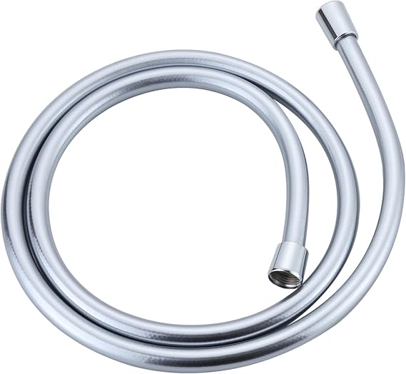 hansgrohe 28276003用シャワーホース 手持ち式シャワーヘッド交換部品 Techniflexスプレーホース用 簡単取り付け 1インチ モダン コーディネート クロム 63インチ
