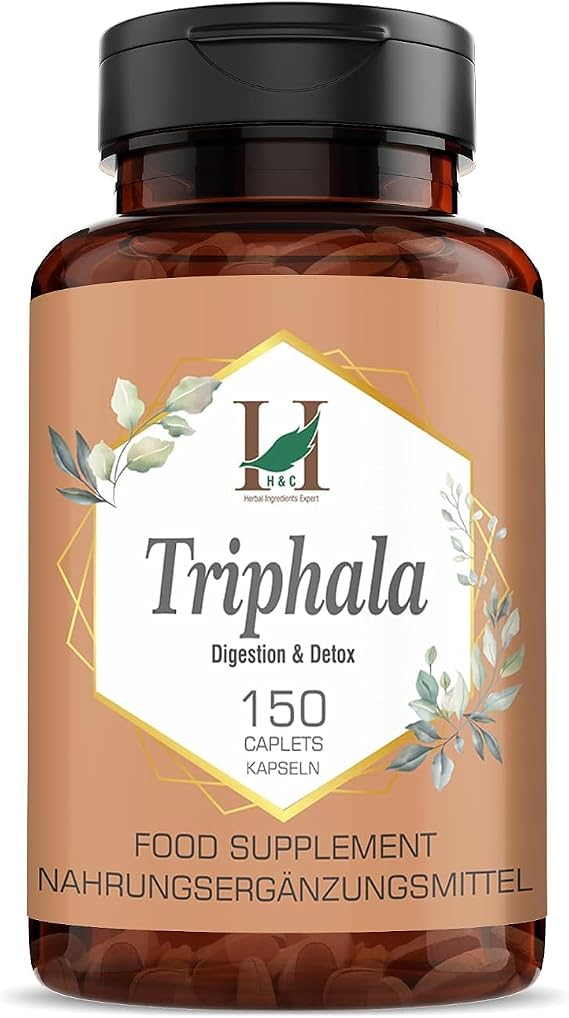 H&C Triphala Supplements (750mg Caplets)