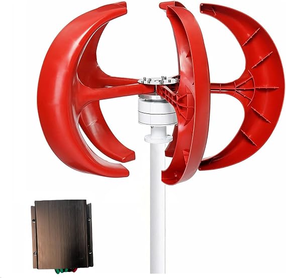 5 Bıçaklı Mini Rüzgar Türbini Jeneratör Kiti - Ev ve Tekne Enerji Üretimi için Şarj Kontrol Cihazı ile Verimli Yel Değirmeni - Çevre Dostu Yenilenebilir Güç Çözümü