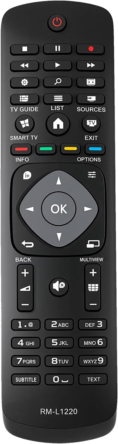 Replacement Remote Control Philips Television Universal Philips Remote Control Compatible with Phi-Lips Smart TVs No Setup Required