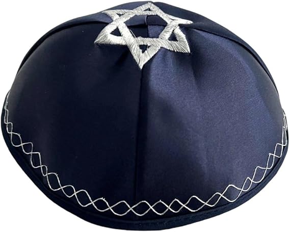 Satin Kippah for Men & Boys, Traditional Jewish Kippah, Beautiful White Satin Kipah, Jewish Yamaka Hat