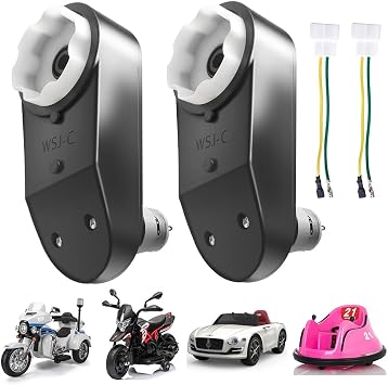 6V-12V RS390 Motor Gearbox for Kids ELectric Ride on Toys Car,High-Speed Motor Gearbox for 12V Electric Motor Bike Upgrade Replace Accessory Parts